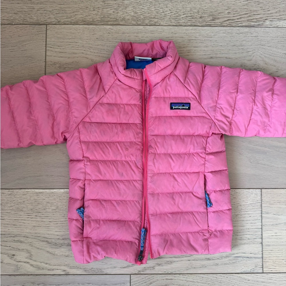 Patagonia Kids Pink Puffer Jacket